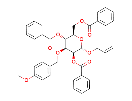 allyl 2,4,6-tri-O-benzoyl-3-O-(4-methoxybenzyl)-α-D-mannopyranoside