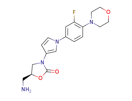 5-aminomethyl-3-[1-(3-fluoro-4-morpholin-4-yl-phenyl)-1<i>H</i>-pyrrol-3-yl]-oxazolidin-2-one