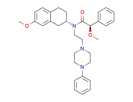 (-)-2-methoxy-N-(7-methoxy-1,2,3,4-tetrahydro-naphthalen-2-yl)-2-phenyl-N-[2-(4-phenyl-piperazin-1-yl)-ethyl]-acetamide