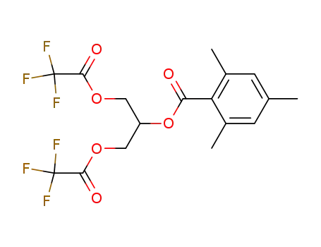 Benzoic acid, 2,4,6-trimethyl-,
2-[(trifluoroacetyl)oxy]-1-[[(trifluoroacetyl)oxy]methyl]ethyl ester