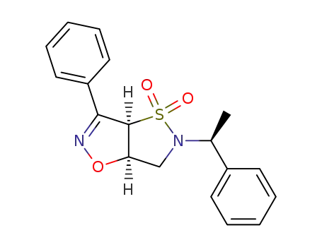 (3aR,6aR)-3-Phenyl-5-((S)-1-phenyl-ethyl)-3a,5,6,6a-tetrahydro-1-oxa-4-thia-2,5-diaza-pentalene 4,4-dioxide