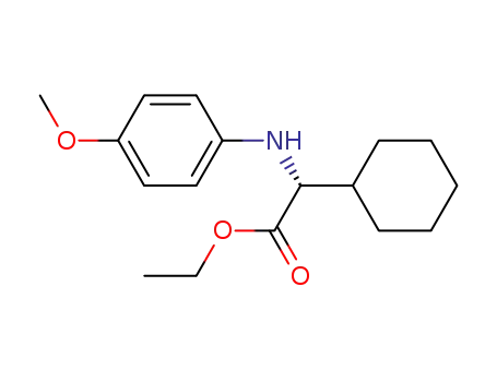 ethyl (R)-N-(p-methoxyphenyl)-cyclohexylglycinate