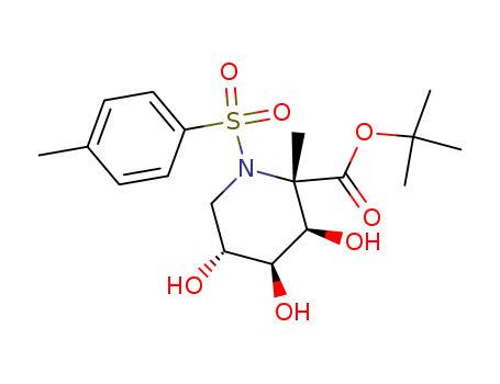 tert-butyl (2S,3R,4S,5R)-3,4,5-trihydroxy-2-methyl-1-(p-toluenesulfonyl)piperidine-2-carboxylate