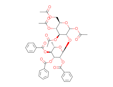 1,3,4,6-TETRA-O-ACETYL-2-O-(2,3,4-TRI-O-BENZOYL-A-L-FUCOPYRANOSYL)-D-GALACTOPYRANOSECAS