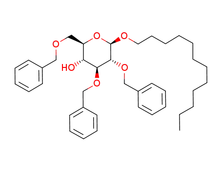 dodecyl 2,3,6-tri-O-benzyl-β-D-glucopyranoside