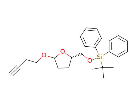 (2RS,5S)-5-(tert-butyldiphenylsilyloxymethyl)-2-(but-3-yn-1-oxy)tetrahydrofuran