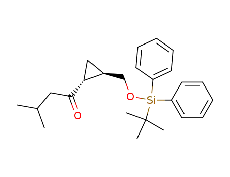(1R,2R)-2-[(tert-butyldiphenylsilyloxy)methyl]-1-(3-methyl-1-butanoyl)cyclopropane
