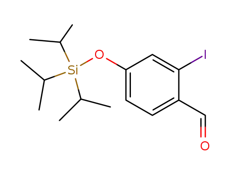 2-iodo-4-(triisopropylsilyloxy)benzaldehyde