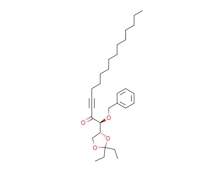 (2R,3R)-3-O-benzyl-1,2-O-(3'-pentylidene)-4-oxo-5-octadecyn-1,2,3-triol