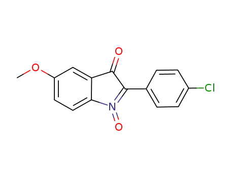 2-(4-chlorophenyl)-5-methoxy-3-oxo-3H-indole 1-oxide