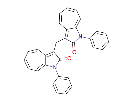 Cyclohepta[b]pyrrol-2(1H)-one, 3,3'-methylenebis[1-phenyl-
