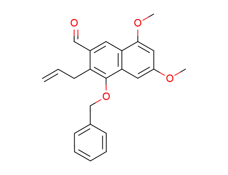 3-allyl-4-benzyloxy-6,8-dimethoxy-2-naphthaldehyde
