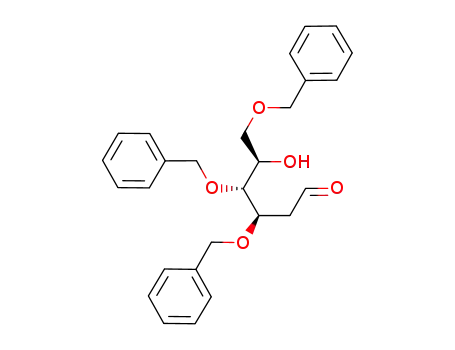 Molecular Structure of 132732-60-6 (3,4,6-TRI-O-BENZYL-2-DEOXY-D-GLUCOPYRANOSE)