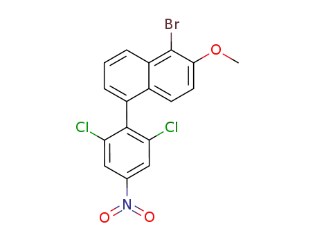 Naphthalene, 1-bromo-5-(2,6-dichloro-4-nitrophenyl)-2-methoxy-