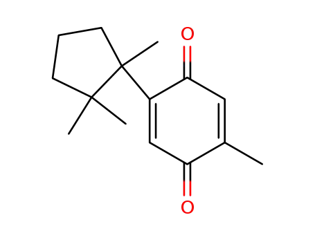 2,5-Cyclohexadiene-1,4-dione, 2-methyl-5-(1,2,2-trimethylcyclopentyl)-