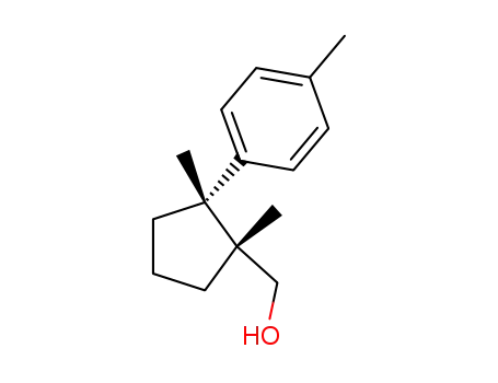Cyclopentanemethanol, 1,2-dimethyl-2-(4-methylphenyl)-, (1R,2R)-