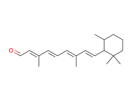 Molecular Structure of 19907-28-9 (5,6-dihydroretinal)