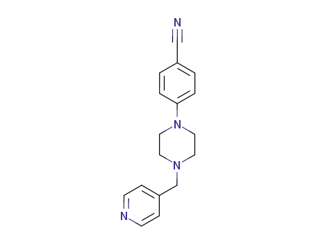 Benzonitrile, 4-[4-(4-pyridinylmethyl)-1-piperazinyl]-
