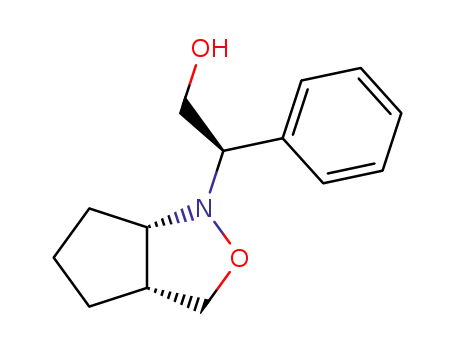 Molecular Structure of 623582-45-6 ((R)-2-(3aR,6aS)-Hexahydro-cyclopenta[c]isoxazol-1-yl-2-phenyl-ethanol)