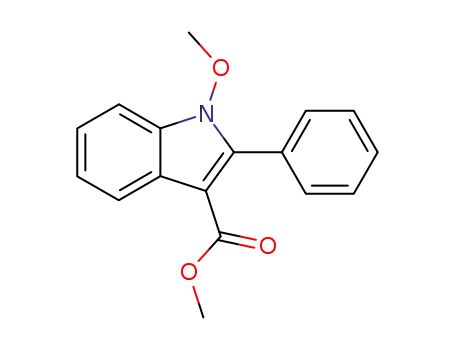 1-methoxy-2-phenyl-1<i>H</i>-indole-3-carboxylic acid methyl ester