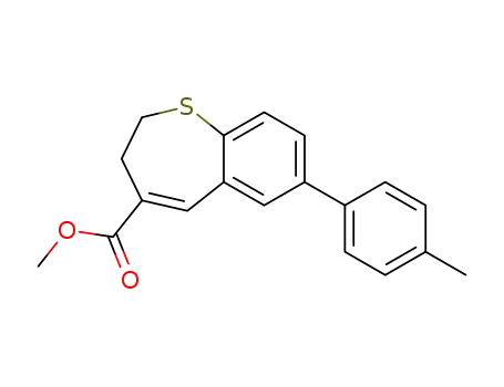 1-Benzothiepin-4-carboxylic acid, 2,3-dihydro-7-(4-methylphenyl)-,
methyl ester