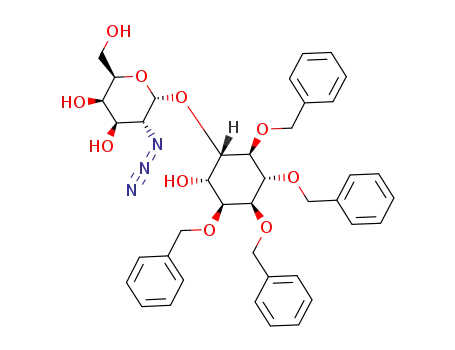 2-azido-2-deoxy-D-galactopyranosyl-α-(1->2)-3,4,5,6-tetra-O-benzyl-D-chiro-inositol