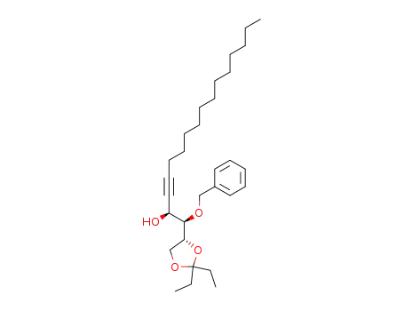 (2R,3R,4S)-3-O-benzyl-1,2-O-(3'-pentylidene)-5-octadecyn-1,2,3,4-tetrol