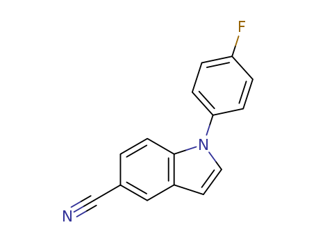1H-Indole-5-carbonitrile, 1-(4-fluorophenyl)-
