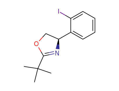 Oxazole, 2-(1,1-dimethylethyl)-4,5-dihydro-4-(2-iodophenyl)-, (4R)-