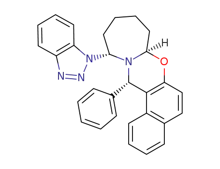 (7aR,12R,14S)-12-(1-benzotriazolyl)-14-phenyl-7a,8,9,10,11,12-hexahydro-14H-naphtho[1',2':5,6][1,3]oxazino[2,1-b]azepine