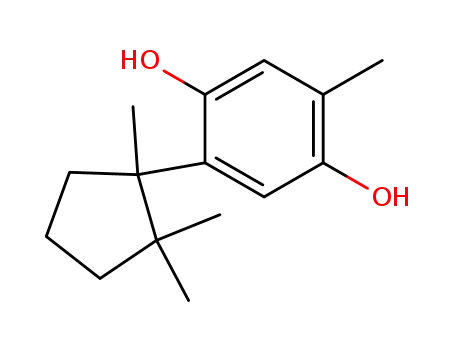 1,4-Benzenediol, 2-methyl-5-(1,2,2-trimethylcyclopentyl)-, (R)-