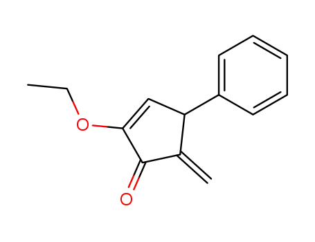 2-Cyclopenten-1-one,2-ethoxy-5-methylene-4-phenyl-(9CI)