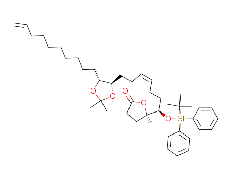 (cis,4R,5R,12R,13R)-5-tert-butyldiphenylsilyloxytricos-12,13-isopropylidenedioxy-8,22-dien-1,4-olide