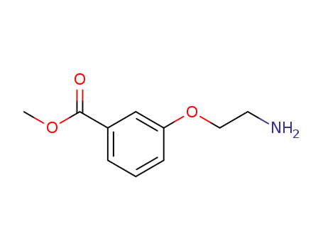 Molecular Structure of 153938-41-1 (METHYL 3-(2-AMINOETHOXY)BENZOATE)