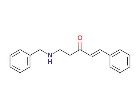 1-Penten-3-one, 1-phenyl-5-[(phenylmethyl)amino]-, (1E)-