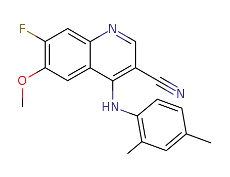 3-Quinolinecarbonitrile,
4-[(2,4-dimethylphenyl)amino]-7-fluoro-6-methoxy-