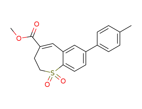 1-Benzothiepin-4-carboxylic acid, 2,3-dihydro-7-(4-methylphenyl)-,
methyl ester, 1,1-dioxide