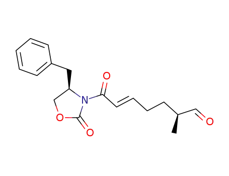 (E)-(S)-7-((R)-4-Benzyl-2-oxo-oxazolidin-3-yl)-2-methyl-7-oxo-hept-5-enal