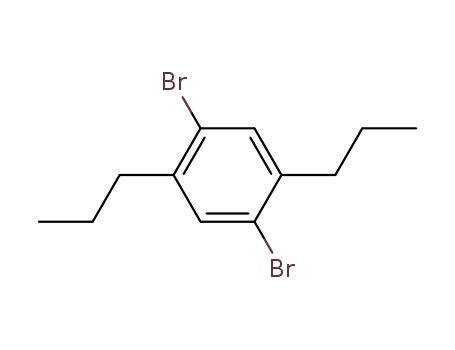 Molecular Structure of 40820-32-4 (Benzene, 1,4-dibromo-2,5-dipropyl-)