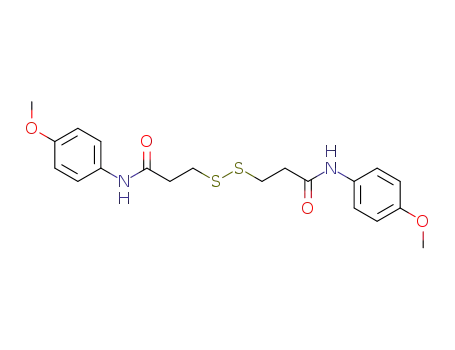 Propanamide, 3,3'-dithiobis[N-(4-methoxyphenyl)-