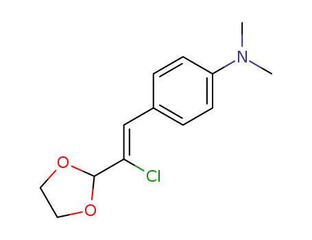 Benzenamine,
4-[(1Z)-2-chloro-2-(1,3-dioxolan-2-yl)ethenyl]-N,N-dimethyl-
