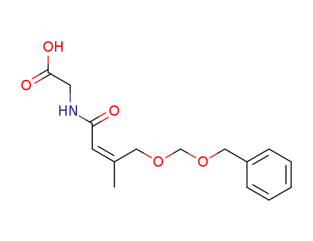 Glycine, N-[(2Z)-3-methyl-1-oxo-4-[(phenylmethoxy)methoxy]-2-butenyl]-