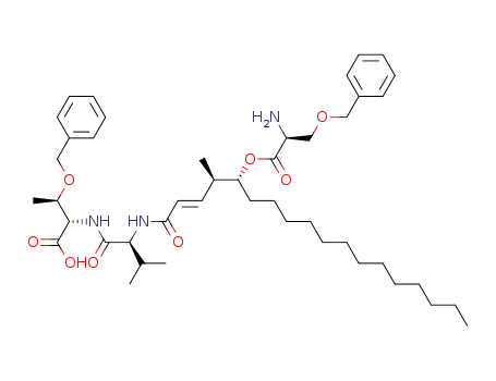 (2S,3R)-2-{(S)-2-[(E)-(4R,5R)-5-((S)-2-Amino-3-benzyloxy-propionyloxy)-4-methyl-octadec-2-enoylamino]-3-methyl-butyrylamino}-3-benzyloxy-butyric acid