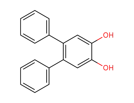 Molecular Structure of 154420-47-0 (1,2-dihydroxy-4,5-diphenylbenzene)