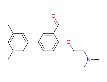 Molecular Structure of 628306-36-5 ([1,1'-Biphenyl]-3-carboxaldehyde,
4-[2-(dimethylamino)ethoxy]-3',5'-dimethyl-)