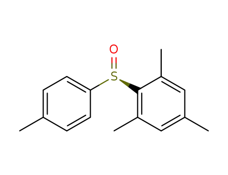 Benzene, 1,3,5-trimethyl-2-[(4-methylphenyl)sulfinyl]-, (R)-