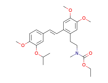 N-(2-{2-[2-(3-isopropoxy-4-methoxyphenyl)vinyl]-4,5-dimethoxyphenyl}ethyl)-N-methylcarbamic acid ethyl ester