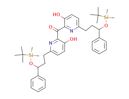 Methanone,
bis[6-[3-[[(1,1-dimethylethyl)dimethylsilyl]oxy]-3-phenylpropyl]-3-hydroxy-
2-pyridinyl]-