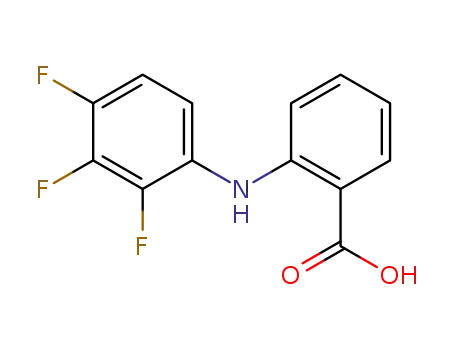 Molecular Structure of 741281-13-0 (Benzoic acid, 2-[(2,3,4-trifluorophenyl)amino]-)