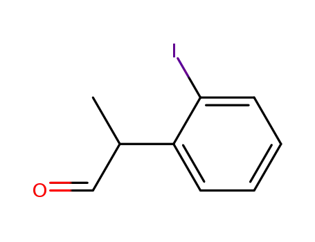 Molecular Structure of 593278-07-0 (Benzeneacetaldehyde, 2-iodo-a-methyl-)
